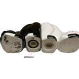 Porcelain cat bookends