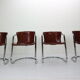 Set of 4 chairs for Cidue, 1970s, Italy