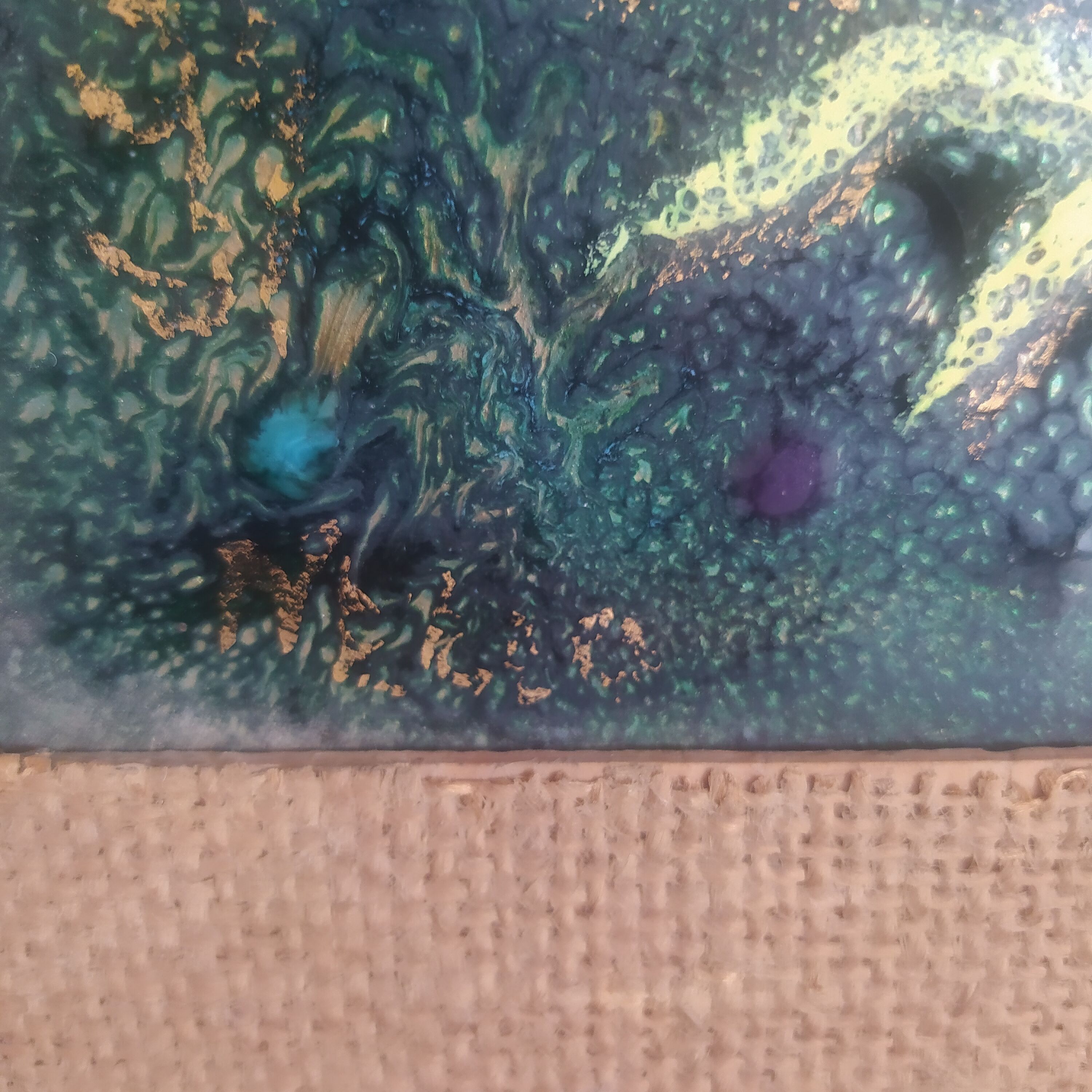 Enamel painting on copper bird 1950s/60s