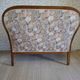 Voltaire 2-seater bench – beautiful wooden structure – to be repersonalised.