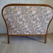 Banquette Voltaire 2 places – belle structure en bois – à repersonnaliser