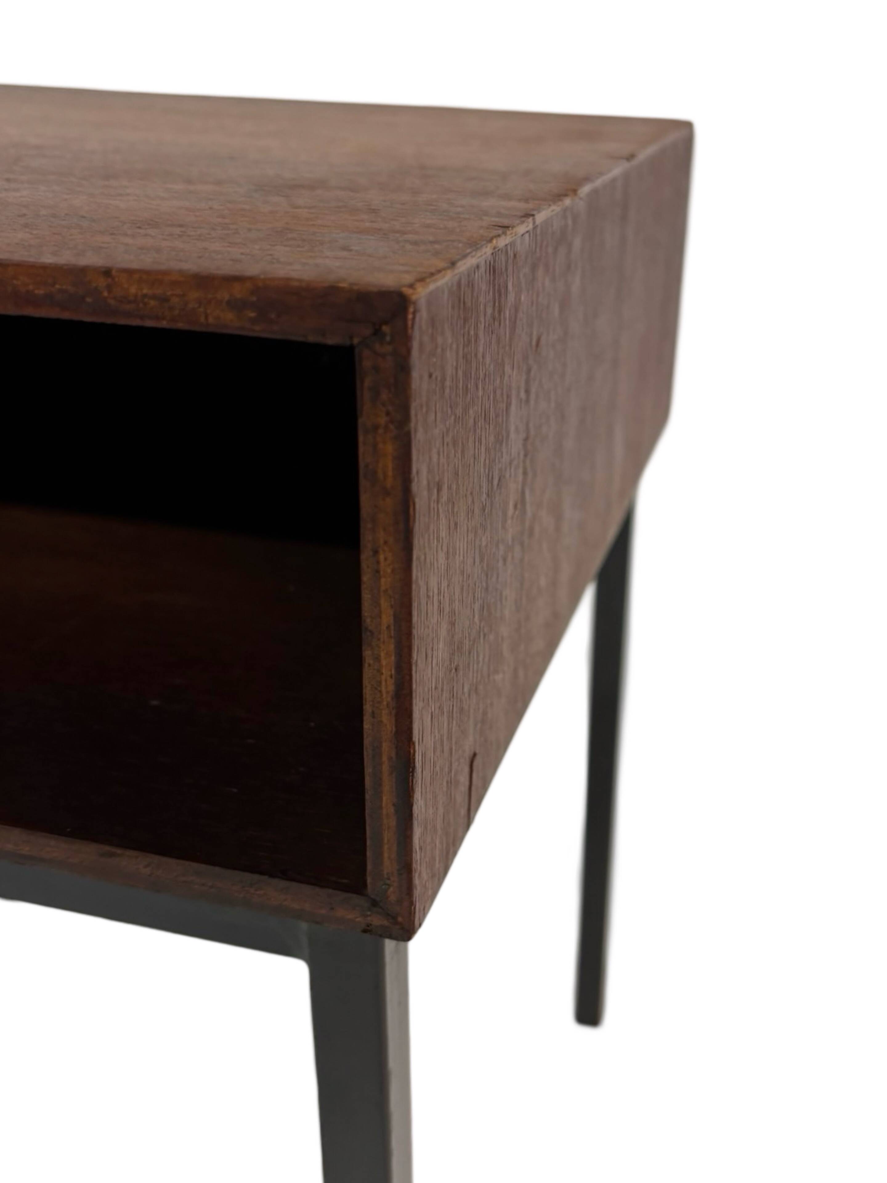 Vintage Pastoe bedside table side table 1960s teak veneer