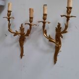 Pair of Louis XV style wall lights