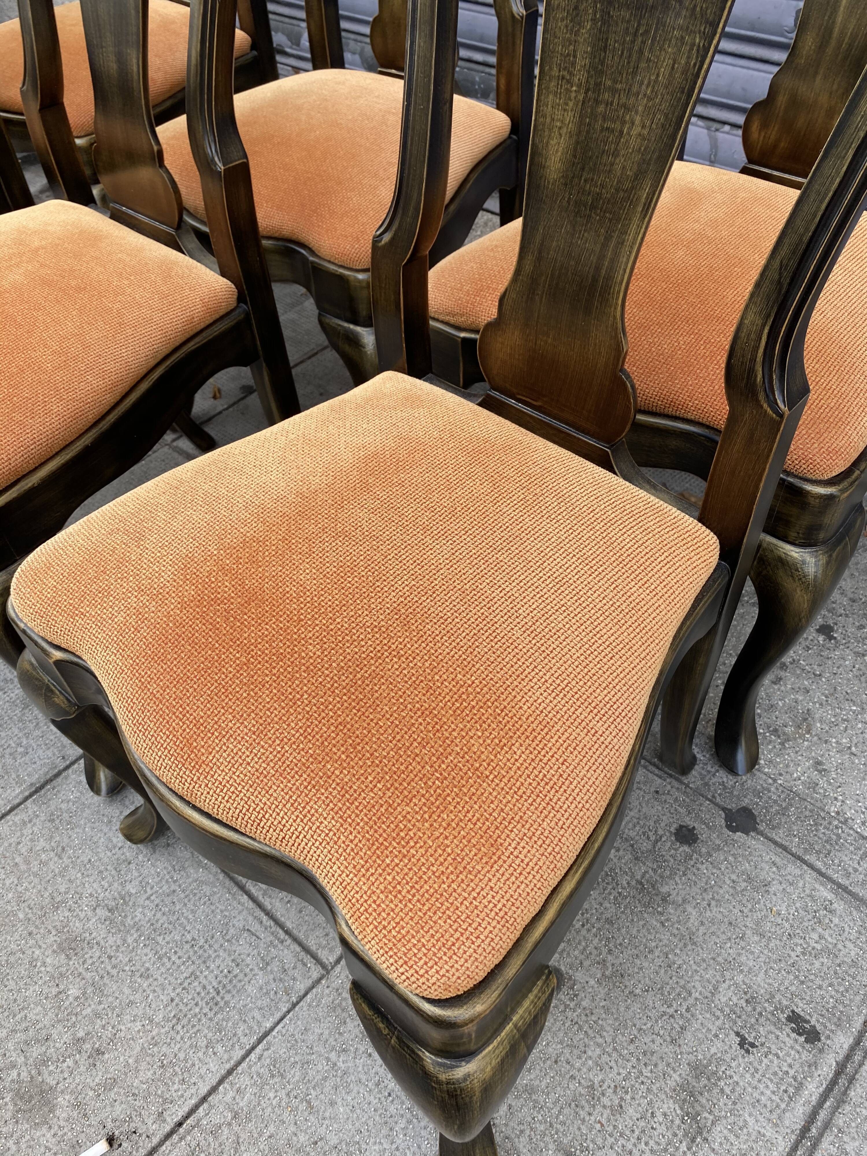 Set of 6 chairs in lasca