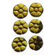 Set of 6 Gien oyster plates