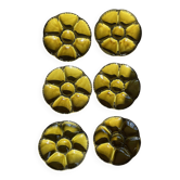 Set of 6 Gien oyster plates
