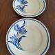 8 French earthenware dinner plates (Gien Sarreguemines Digoin Moulin des Loups Orchies)