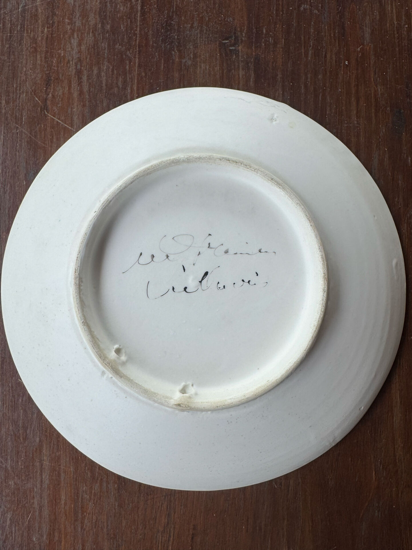 Ceramic plate from Vallauris – Marie-Christine Treinen – Years