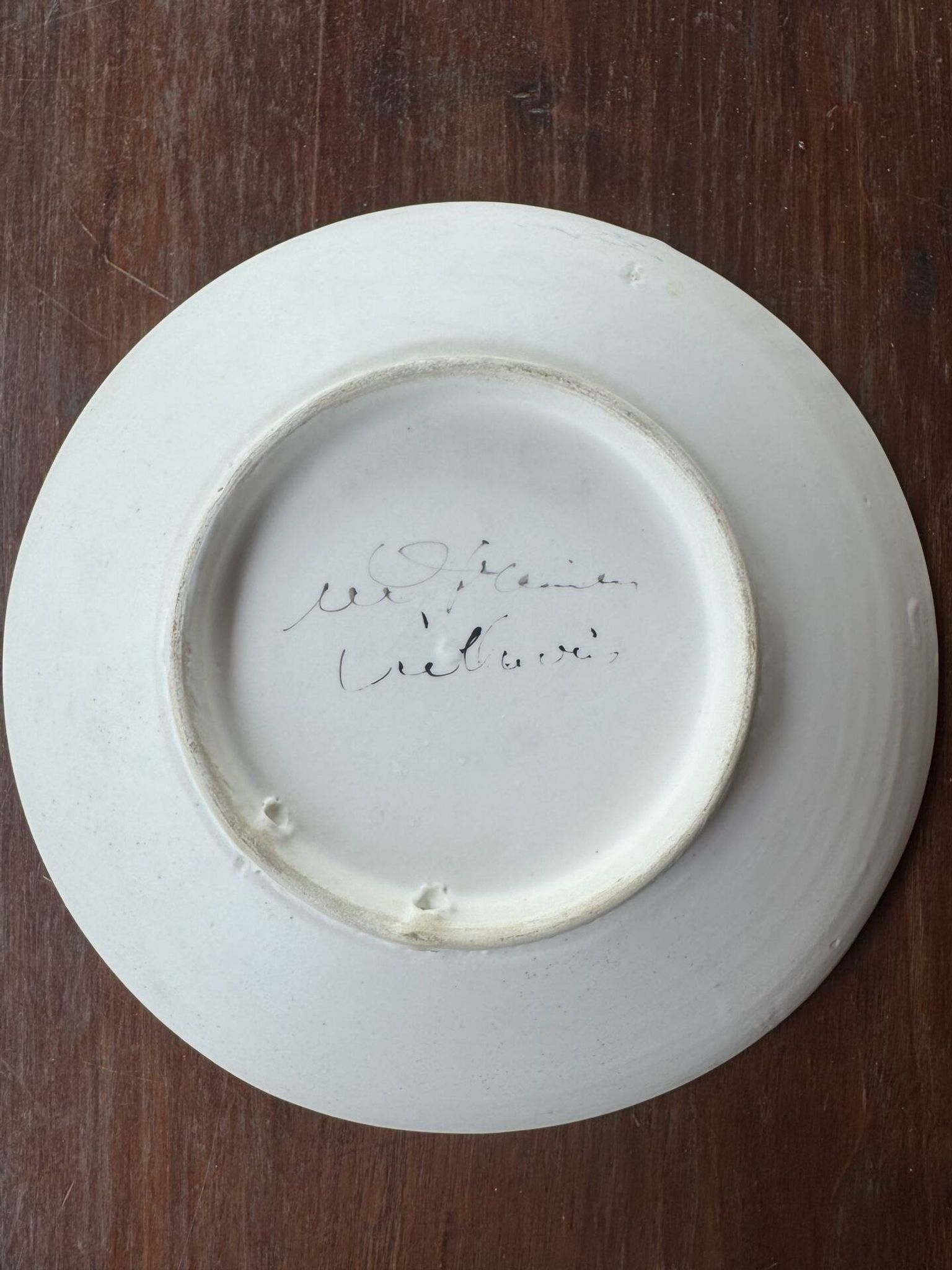 Ceramic plate from Vallauris – Marie-Christine Treinen – Years