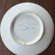 Ceramic plate from Vallauris – Marie-Christine Treinen – Years