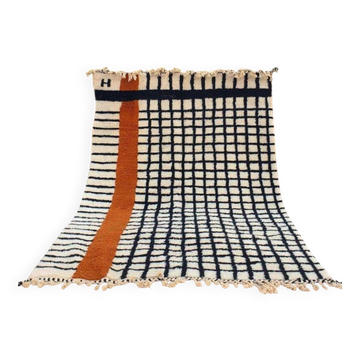 Tapis en laine naturelle fait main taille 200 x 300 cm