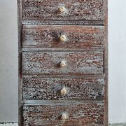 Colonne à tiroirs d'atelier, en bois, vintage, années 50