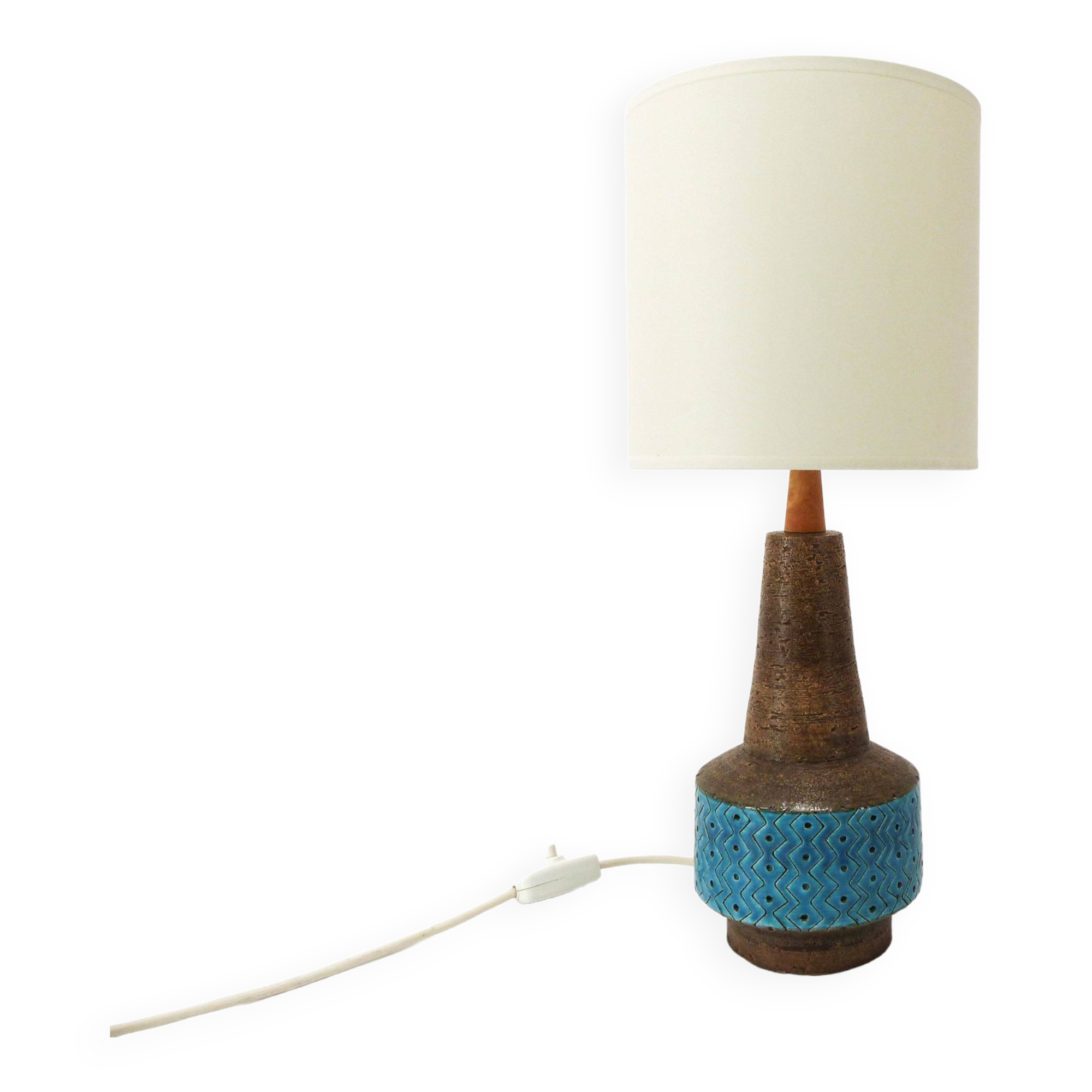 Lampe scandinave en céramique Asea 1960