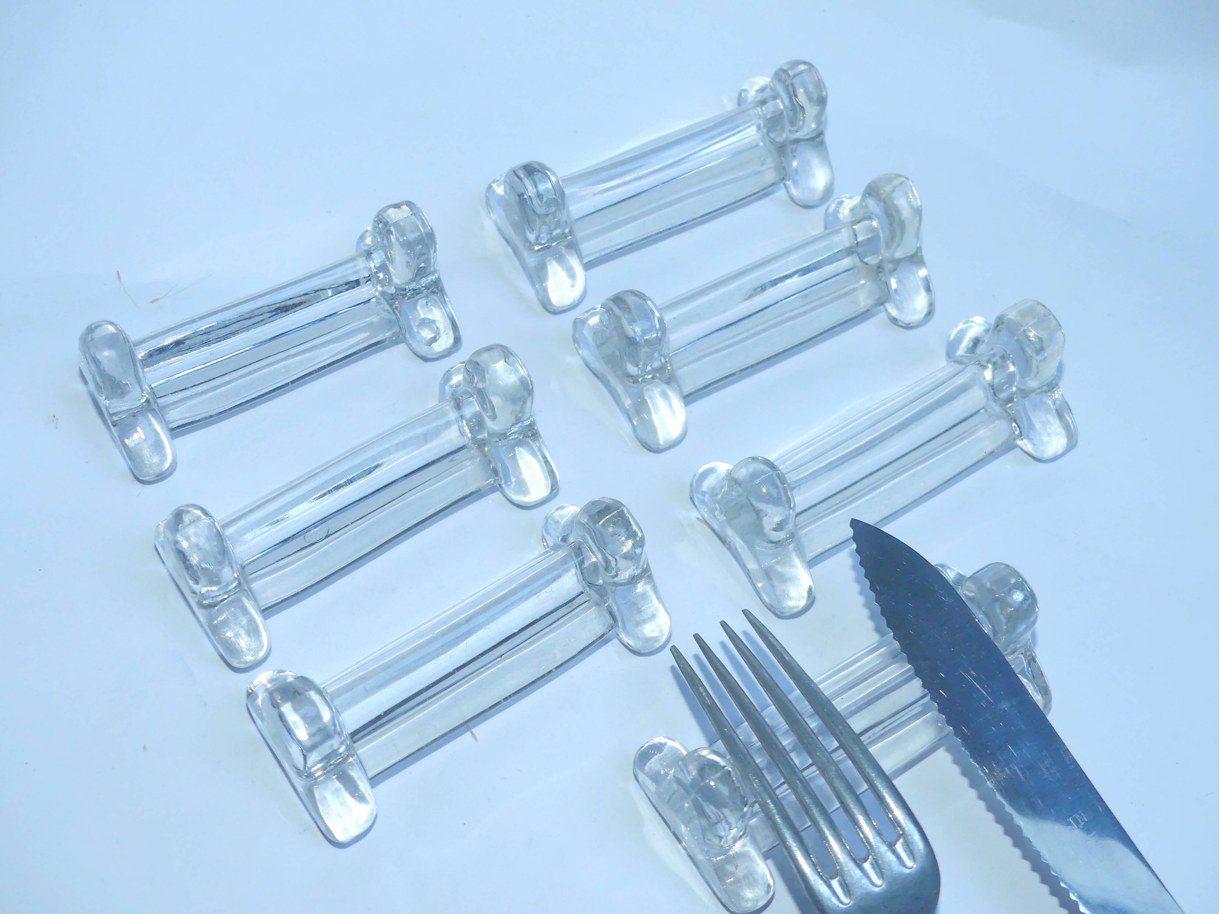 7 glass knife holders
