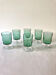 6 stemmed glasses Luminarc, model Sweden no. 5, green chalice.