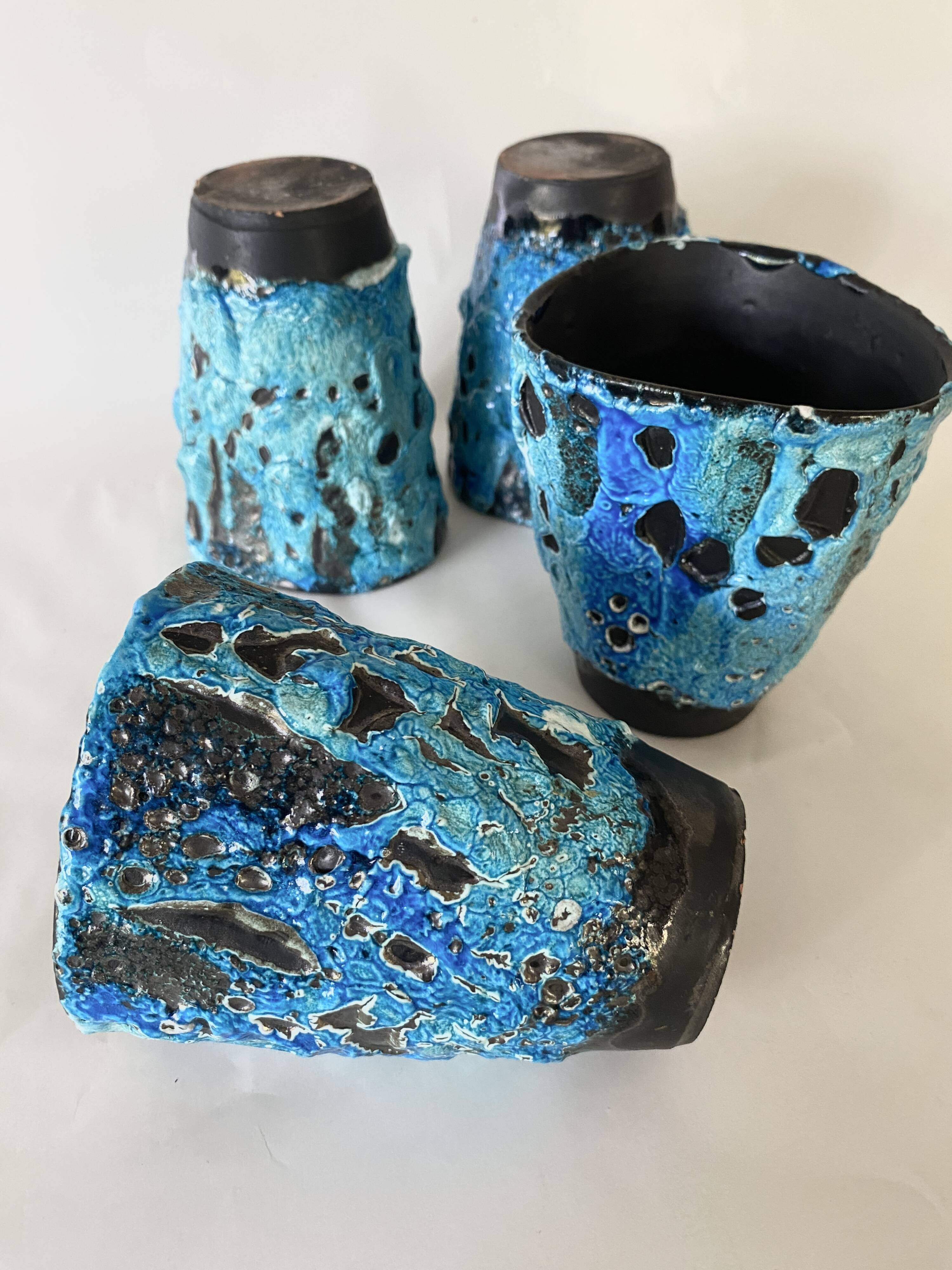 Ceramic vases from the 1970s