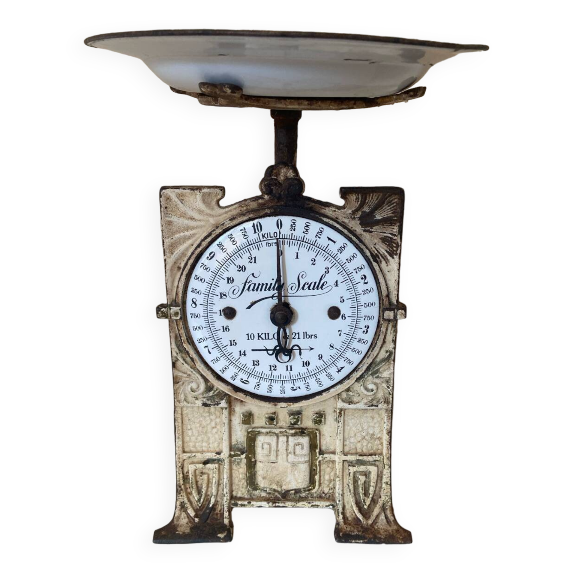 1920s Cast Iron Kitchen Scale - Wirtschafts-Waage