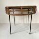 Rattan coffee table circa 1950