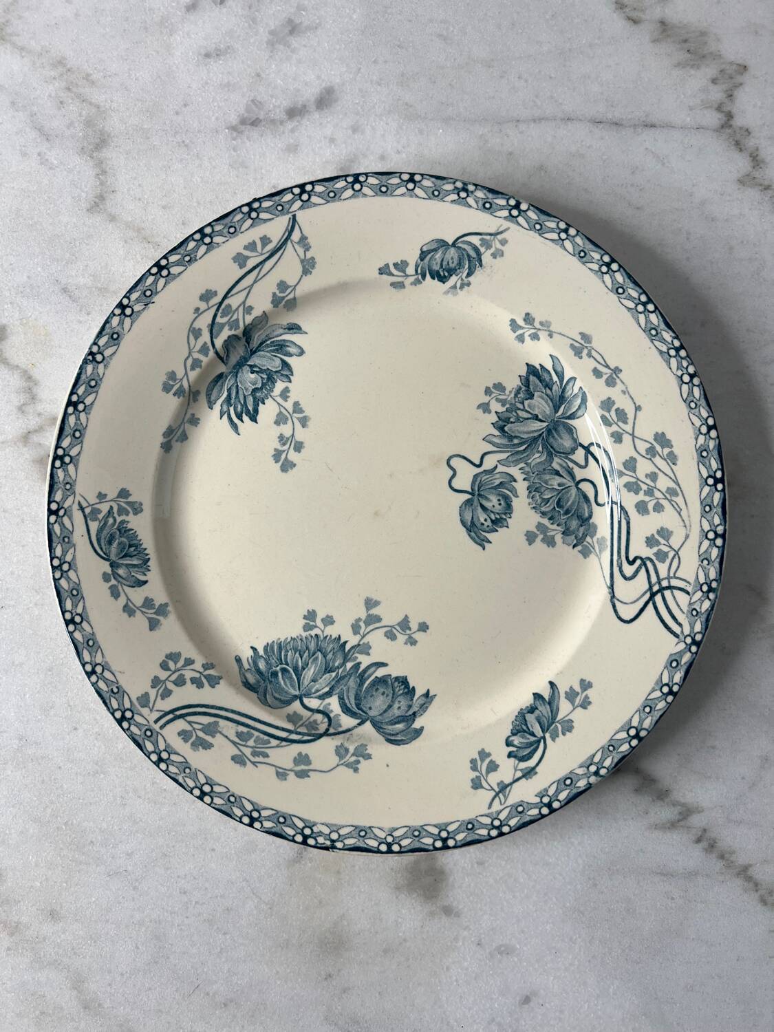 Royat Sarreguemines Terre de Fer flat plate