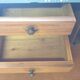 Blue school desk, early 20th century