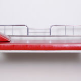 Restored Bauhaus Sofa by Robert Slezak, High-Quality Leather, Chrome, 1930s