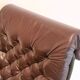 Leather armchair with footstool Noboru Nakamura Bore