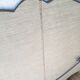 Beveled mirror 50s flowery 82 x 56 cm