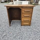 Oak children's desk with drawers