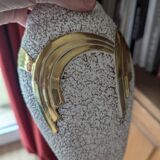 Art Deco vase from the 20s, glazed ceramic