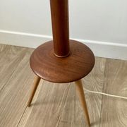Lampadaire scandinave en teck