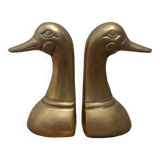 Brass Duck bookends
