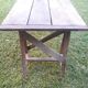 table tréteaux 2m atelier campagne ancienne