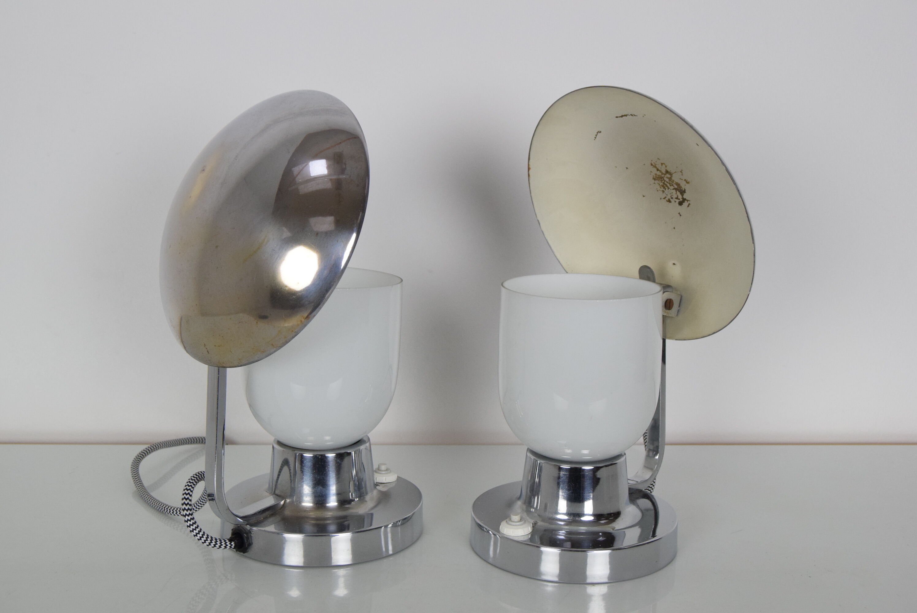 Pair of Art Deco Table Lamps/Napako,1940's.