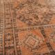 Terracotta Vintage Moroccan Rug 199 x 342 cm, Berber Handmade Wool Rug boho
