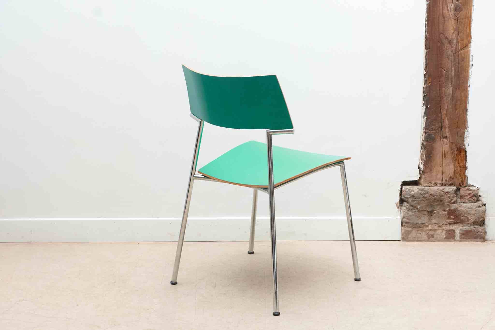 Green chair by Gijs Van der Sluis