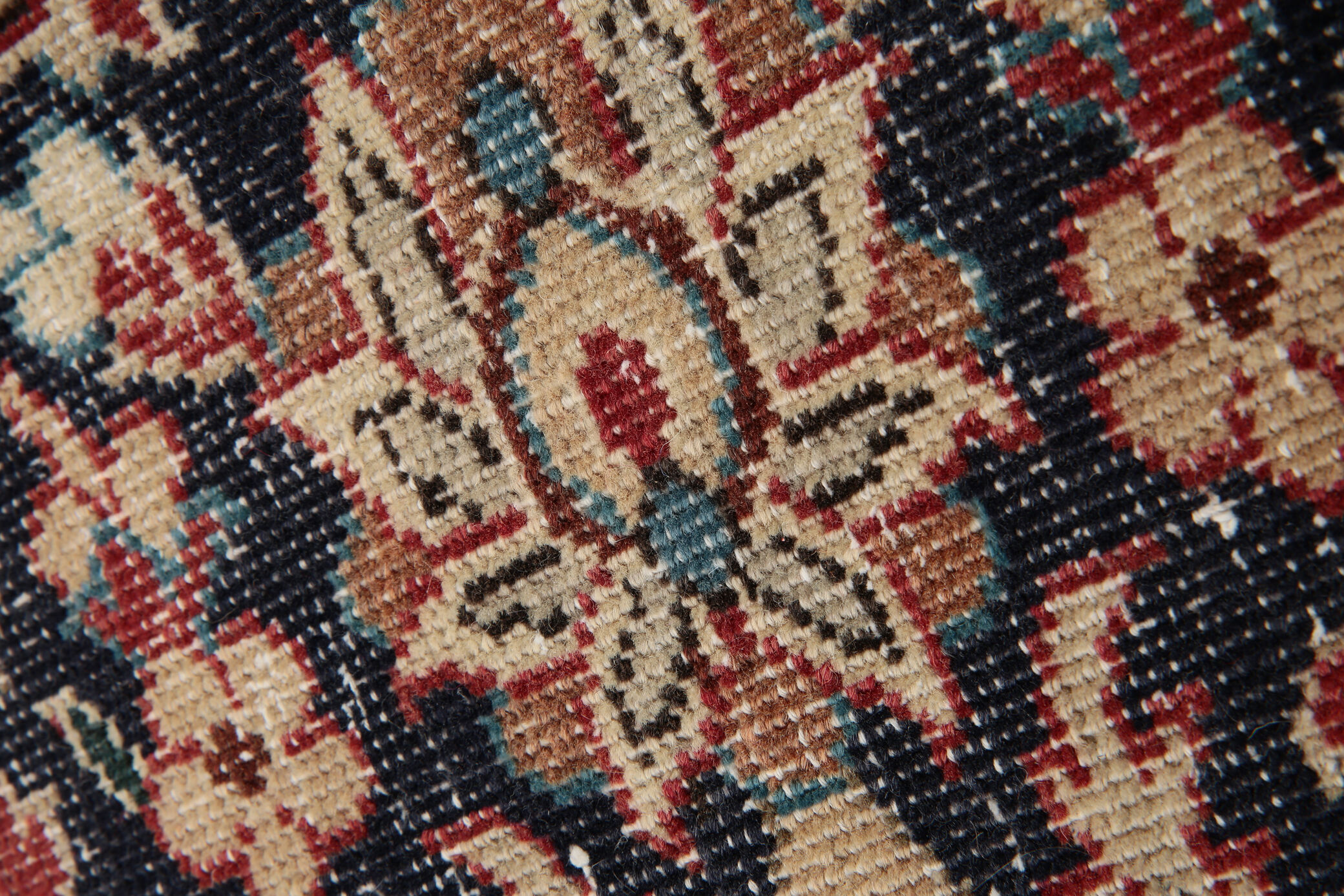 3x12 Persian Navy Blue Runner Rug, 80x378Cm