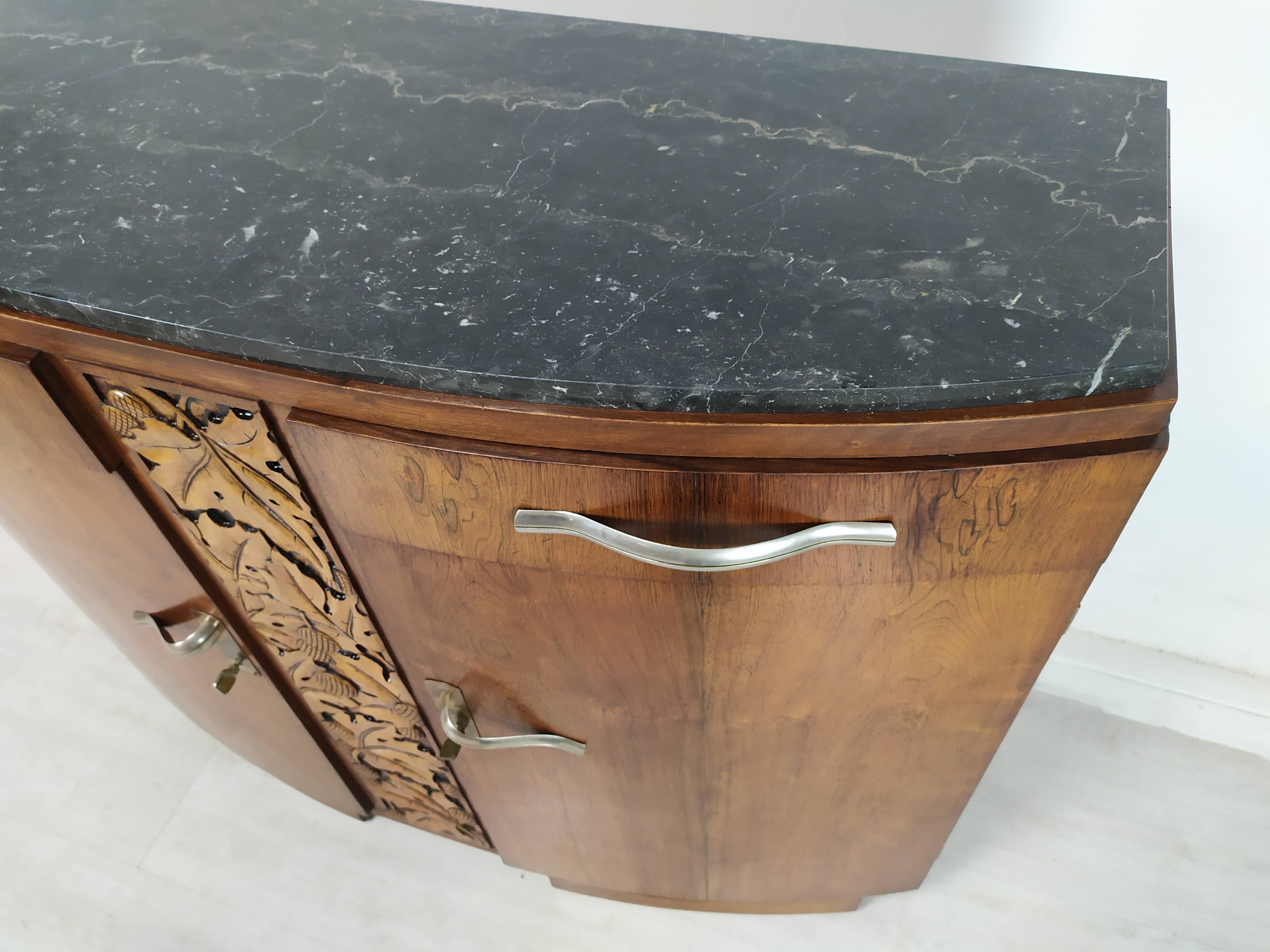 Art deco rosewood sideboard