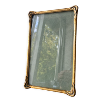 Antique art nouveau gilded picture frame
