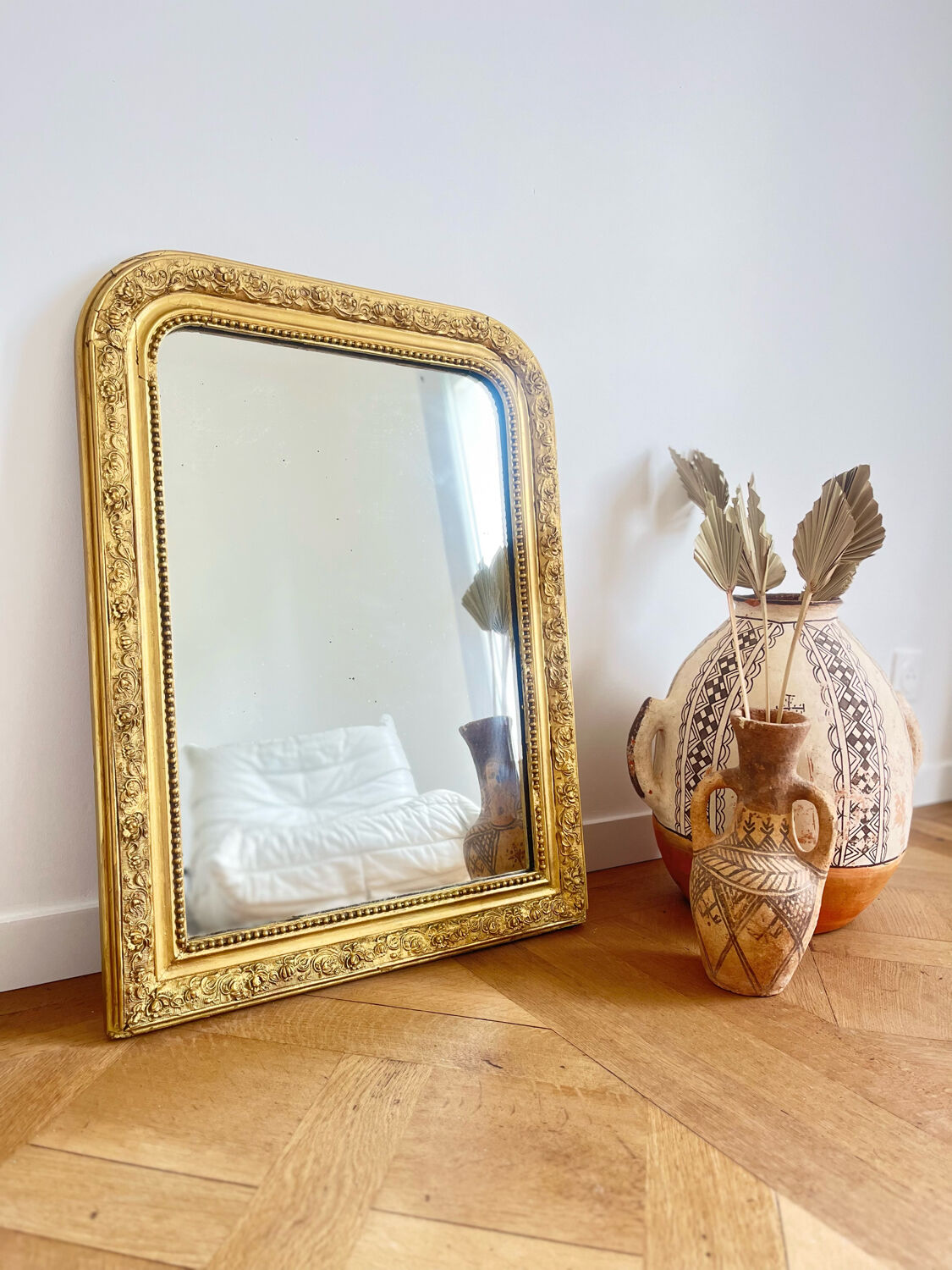 Old mirror Louis philippe 73x65 cm
