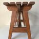Bench vintage oak Annees 60