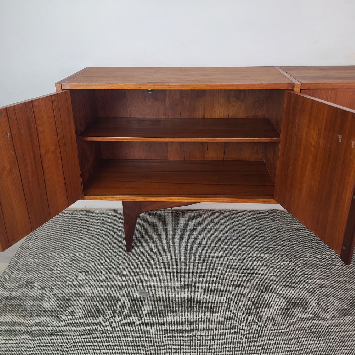 Scandinavian teak enfilade, Danish design, 1960s vintage.
