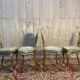 Suite de 4 chaises en bois doré Napoléon III