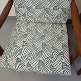 Pair of vintage Scandinavian Arne Wahl Iversen armchairs for Komfort teak