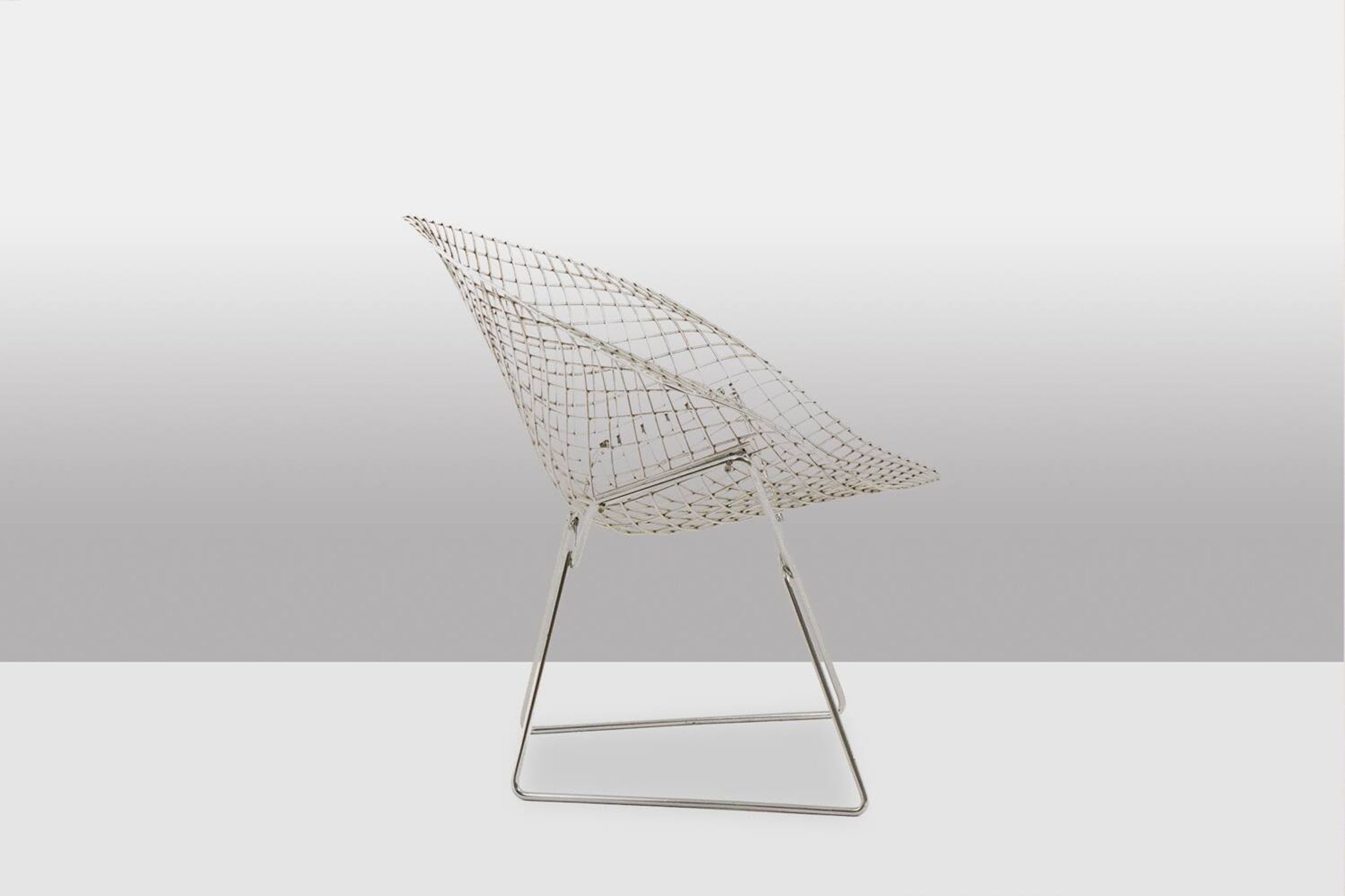 Harry Bertoia for Knoll. Set of 4 "Diamond" chairs. 1970s.