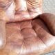 full leather sofa IPE spa Italian design 70s