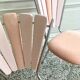 restored vintage "petal" chairs