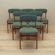 Set of six teak chairs, Danish design,  N. & K. Bundgaard Rasmussen