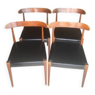 Organic chairs and black skai