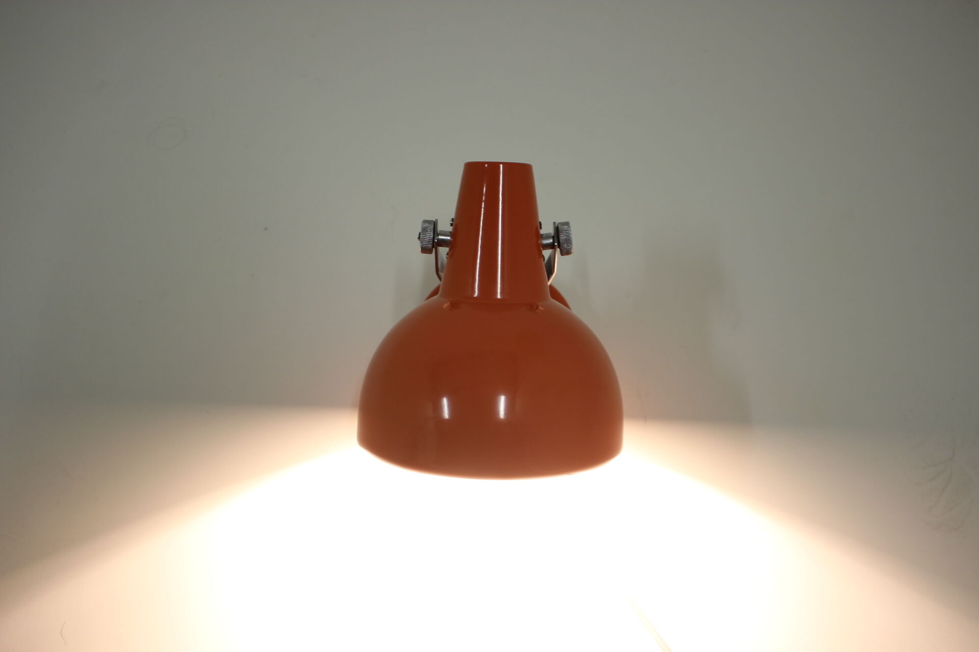 Mid-century orange wall lamp/Lidokov, 1970´s