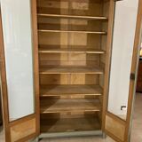 Glass-glazed Parisian wardrobe 1950